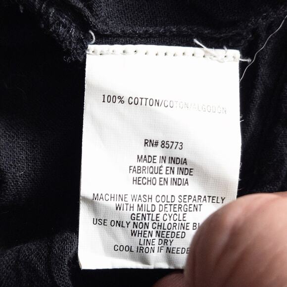 O’Neill Women’s Gauzy Shirt Blouse Minimalist Coastal Crinkle Cotton Boho Sz XL - Picture 8 of 8